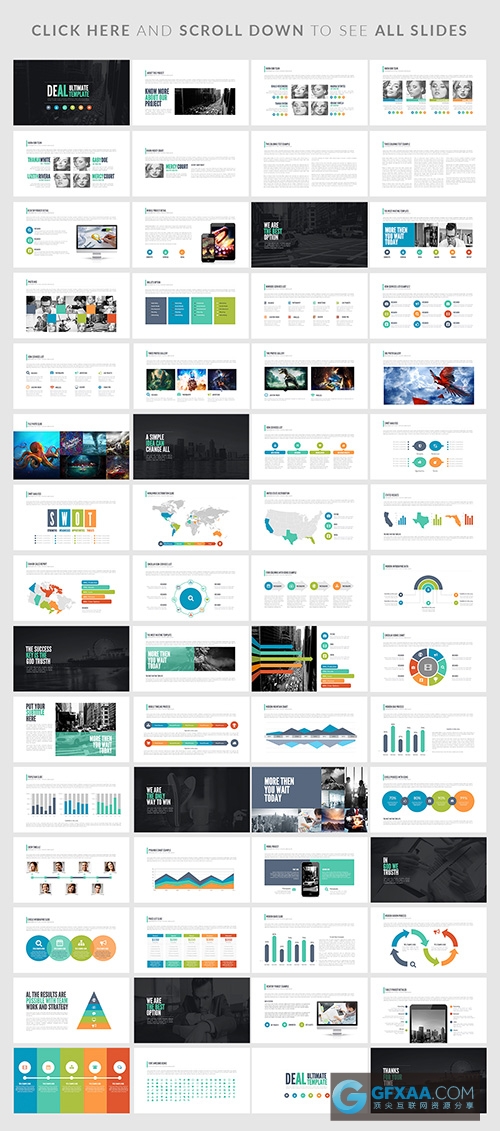 精美动画交互效果PPT模板 - 顶尖PPT