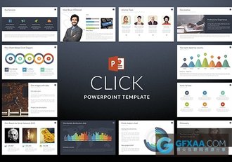 深色创意商务工公司通用PPT全动画模板 - 顶尖PPT