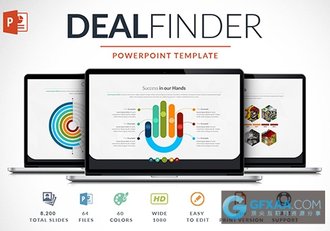 企业会议工作总结计划通用商务PPT模板 - 顶尖PPT