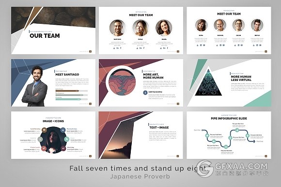 65页高端商务合作公司介绍PPT模板 - 顶尖PPT