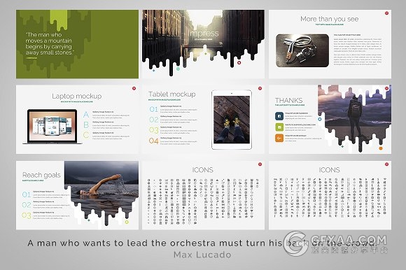 65页创业排版商务会议通用PPT模板 - 顶尖PPT