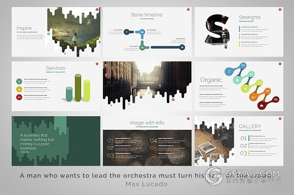 65页创业排版商务会议通用PPT模板 - 顶尖PPT