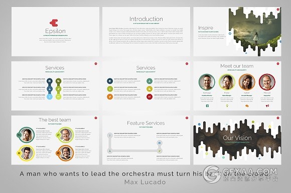 65页创业排版商务会议通用PPT模板 - 顶尖PPT