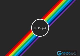 多种配色扁平化极简风格PPT模板 - 顶尖PPT