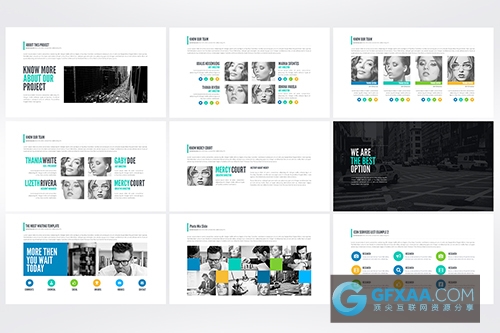 42页Keynote动画精美模板 - 顶尖PPT