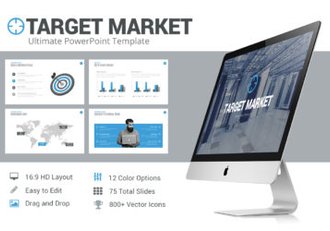 谷歌公司的幻灯片PPT模板 - 顶尖PPT