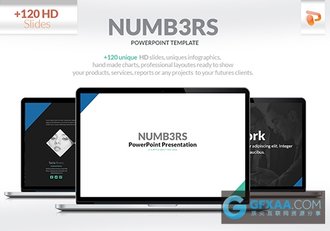 多边形方块动画PPT模板 - 顶尖PPT