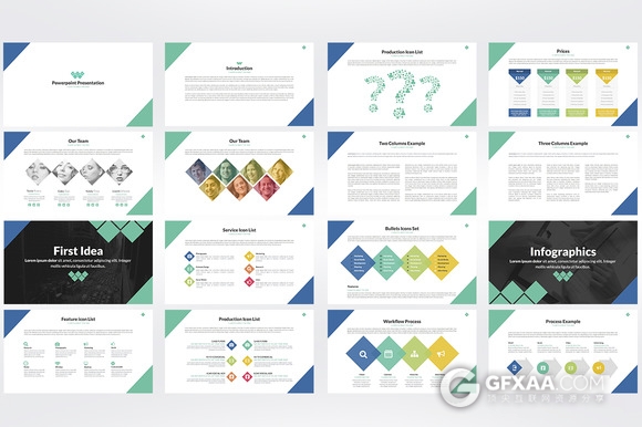 66页精美动画交互效果商务Keynote模板 - 顶尖PPT