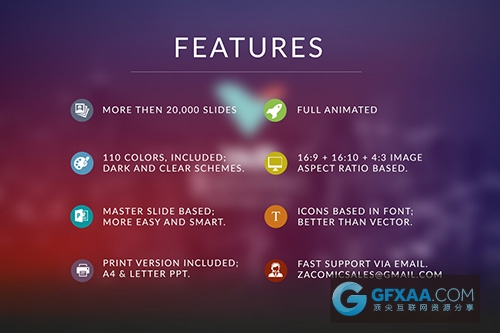 全动画多种比例支持PC和MAC商务PPT模板 - 顶尖PPT