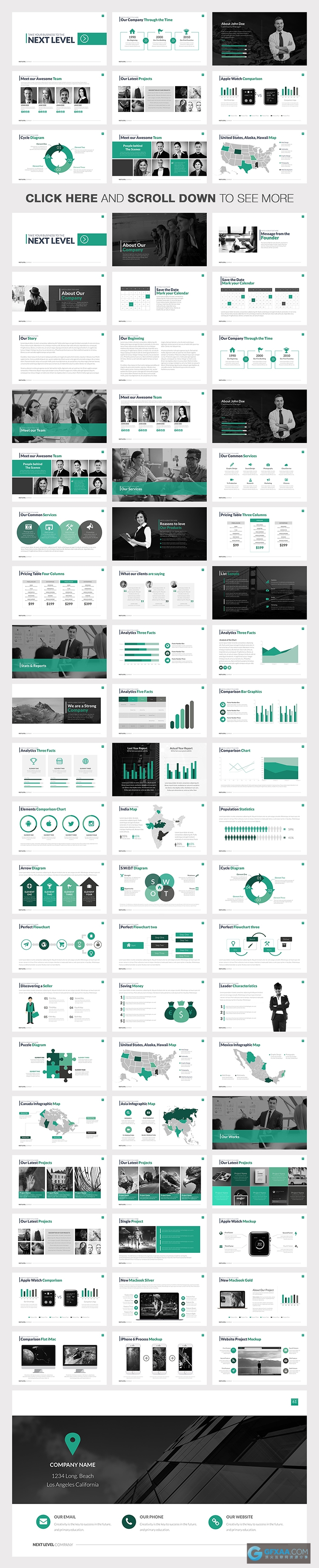 绿色商务通用PPT模板 - 顶尖PPT
