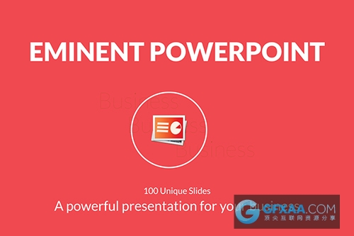 100页红色底商用PPT模版 - 顶尖PPT