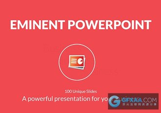 100页红色底商用PPT模版 - 顶尖PPT