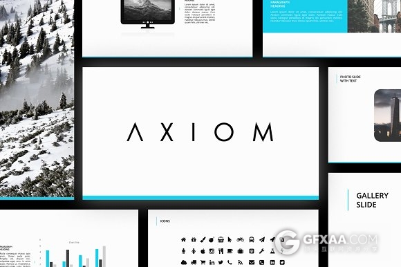 50页创意简约杂志风格PPT模板10种配色文件 - 顶尖PPT