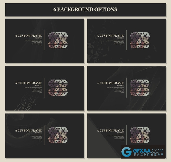 黑色模特写真照片杂志风格PPT模板 - 顶尖PPT