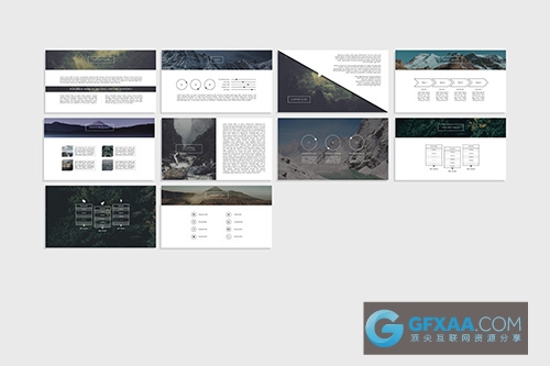 40页极简风格PPT模板 - 顶尖PPT
