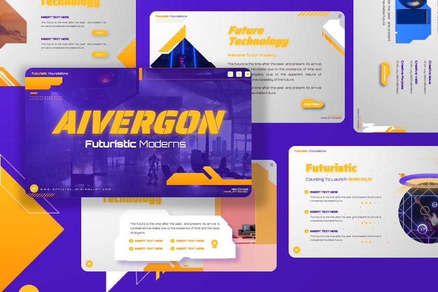 紫色创意多用途商业Keynote模板 - 顶尖PPT