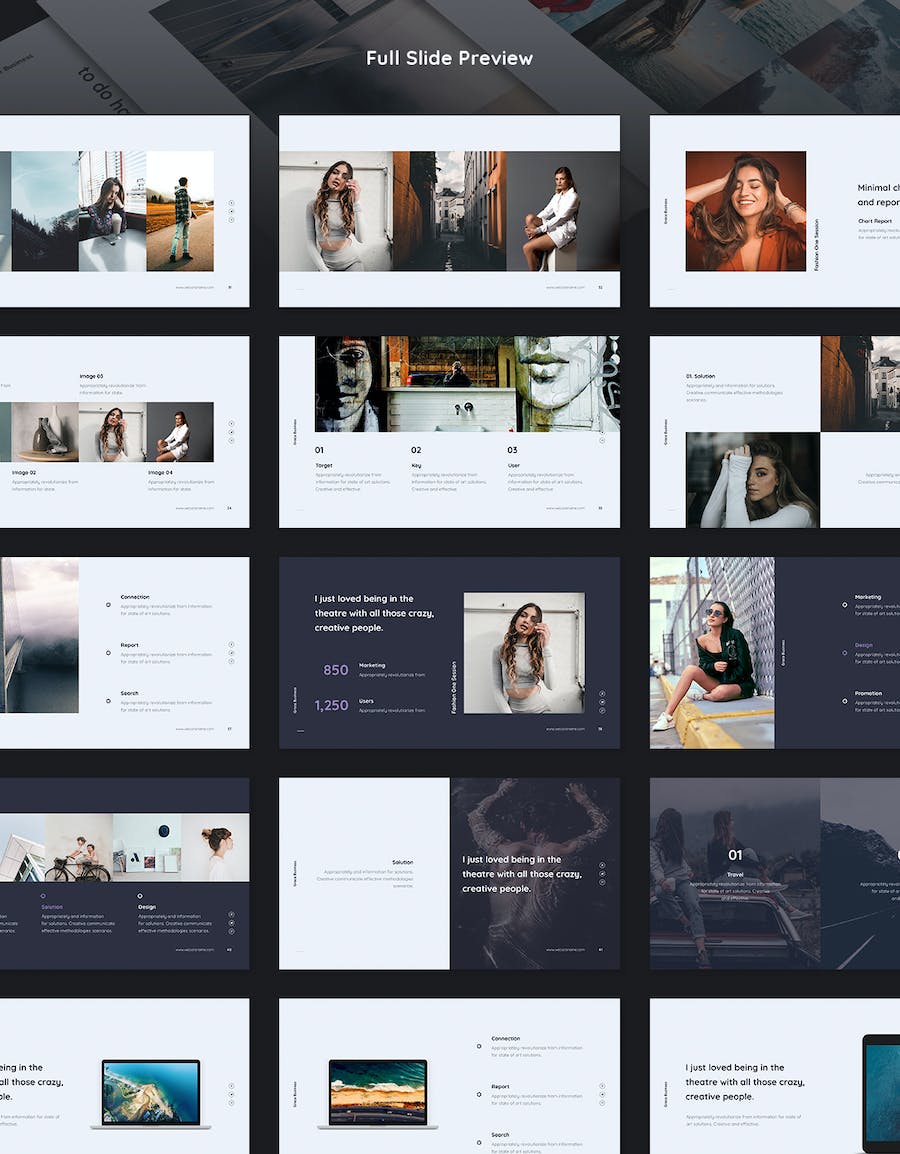 企业营销策划业务展示数据分析多用途keynote模板 - 顶尖PPT