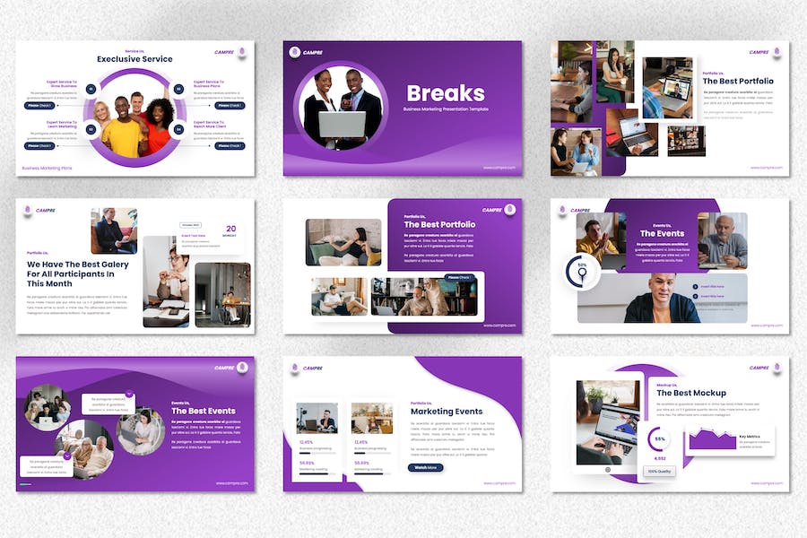 饮品营销前期推广Keynote模板 - 顶尖PPT