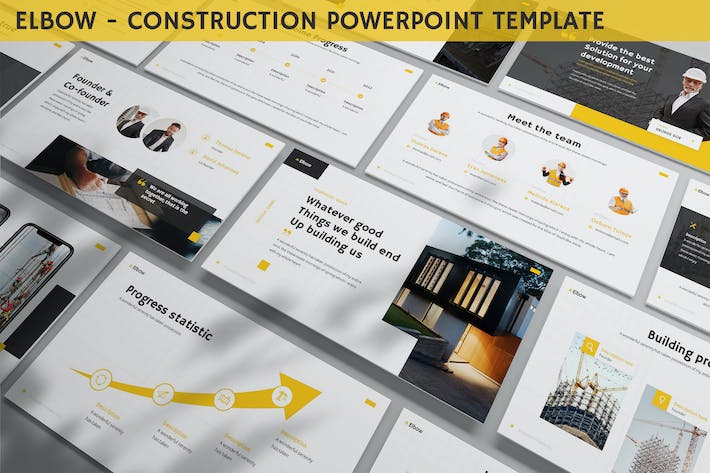 工程项目汇报施工方案展示建筑设计PPT模板 - 顶尖PPT