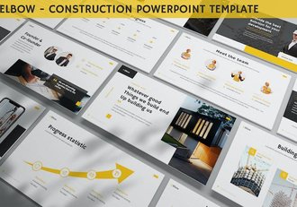 工程项目汇报施工方案展示建筑设计PPT模板 - 顶尖PPT