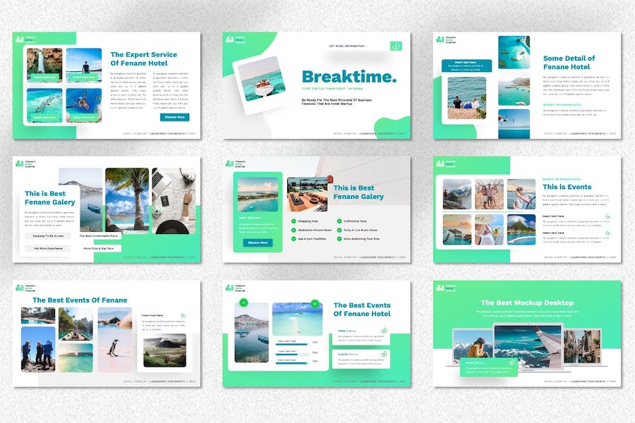 酒店行业创业方案讲述展示Keynote模板 - 顶尖PPT