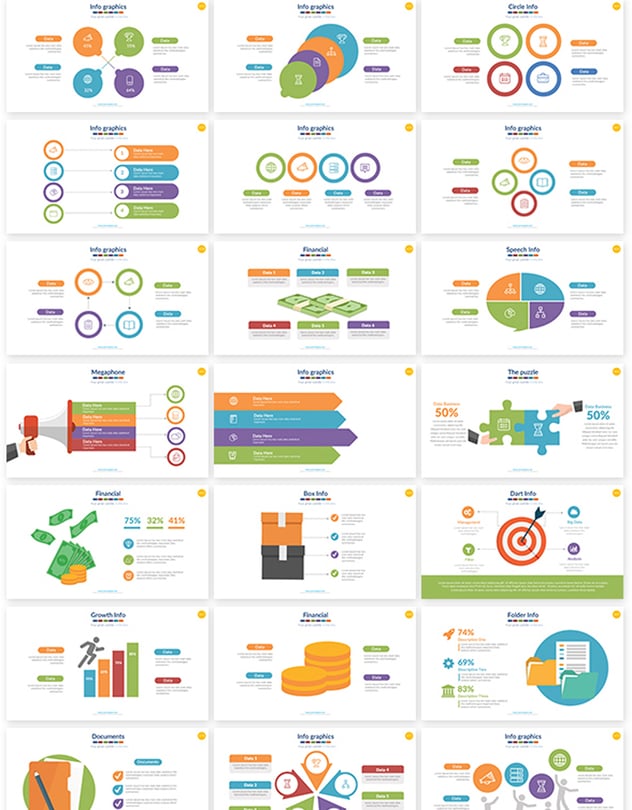 人体结构世界国家地图数据图形合集可keynote模板 - 顶尖PPT