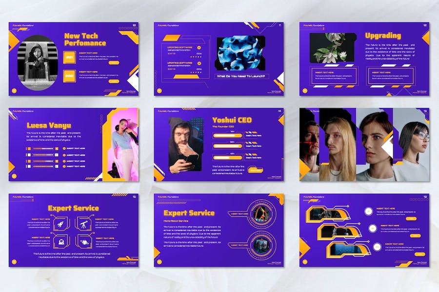 紫色创意多用途商业Keynote模板 - 顶尖PPT
