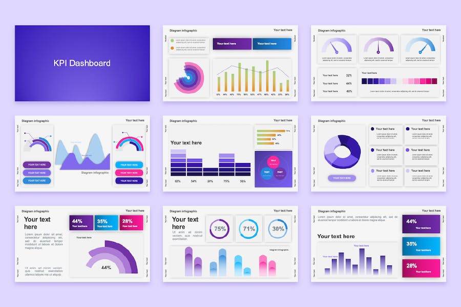 销售业绩KPI数据追踪分析PPT模板 - 顶尖PPT