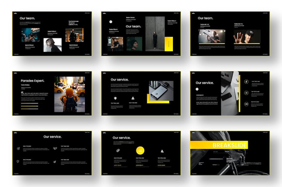 游行活动商务宣传推广Keynote模板 - 顶尖PPT