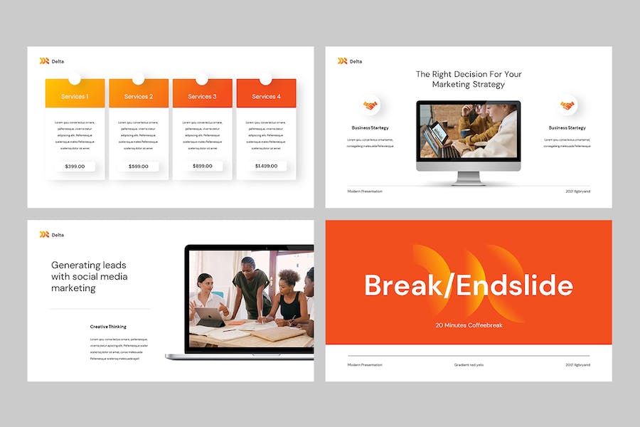 欧美风格商业路演融资计划PPT模板 - 顶尖PPT