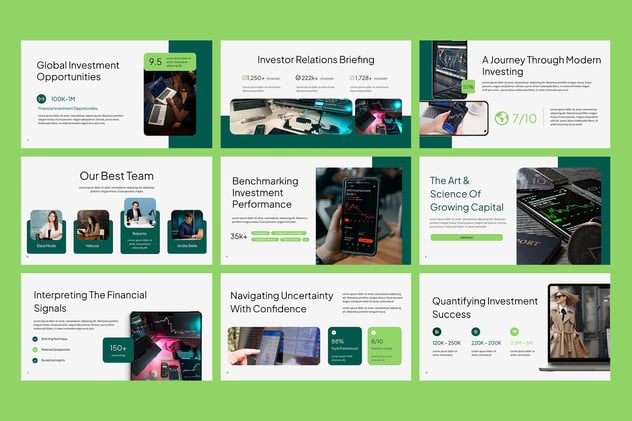 金融投资理财管理方案PPT模板 - 顶尖PPT