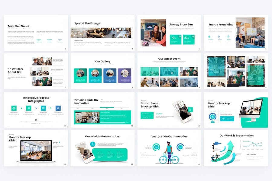 创新创意欧美商业商务通用PPT模板 - 顶尖PPT