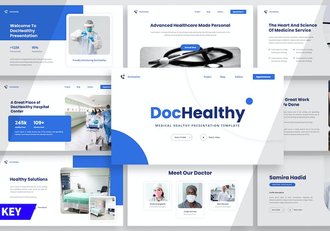 医疗健康知识讲解医学诊疗Keynote模板 - 顶尖PPT