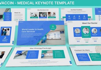 疫苗医疗医学研究keynote模板 - 顶尖PPT