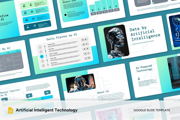 人工智能技术开发PPT模板 - 顶尖PPT