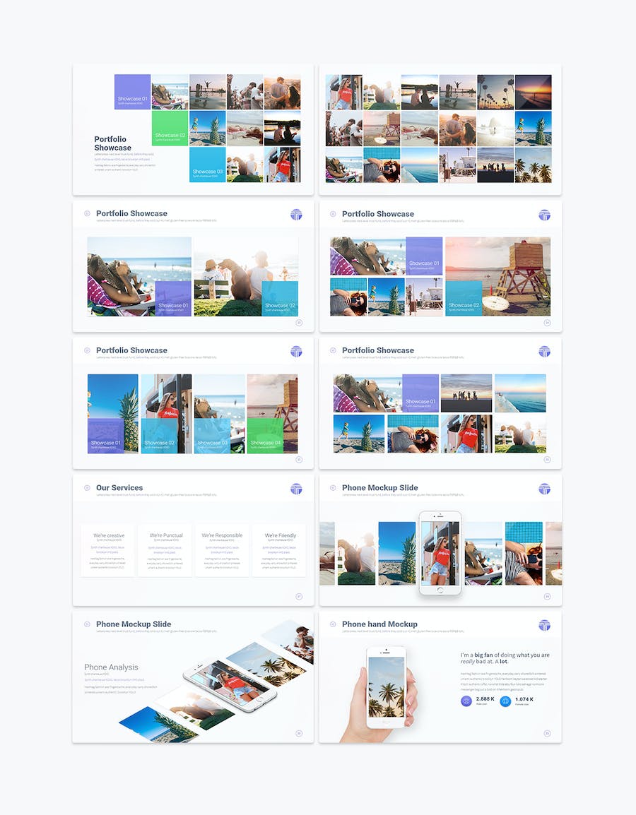 国外商务科技多用途信息图形图表PPT模板 - 顶尖PPT