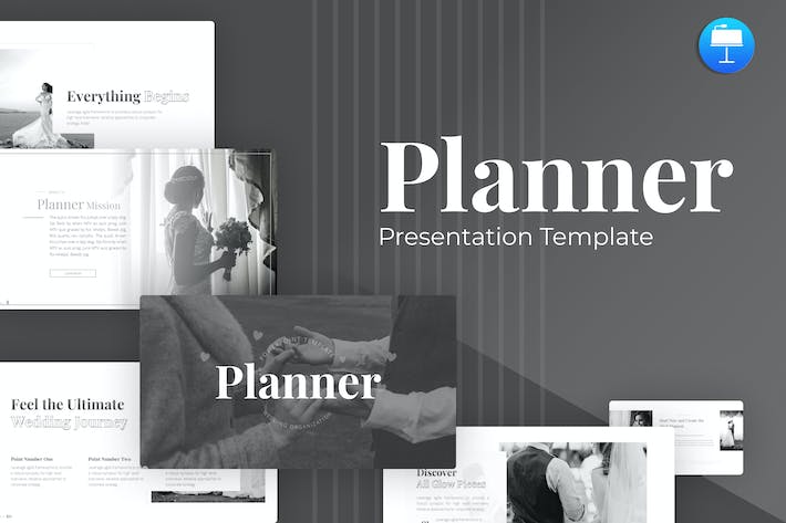 婚礼活动策划组织keynote模板 - 顶尖PPT