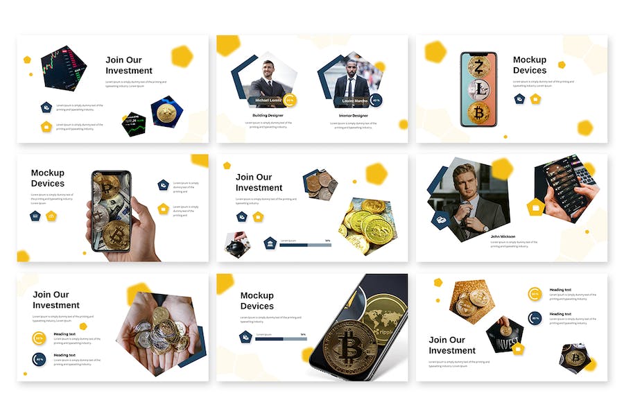 加密货币虚拟比特币keynote模板 - 顶尖PPT