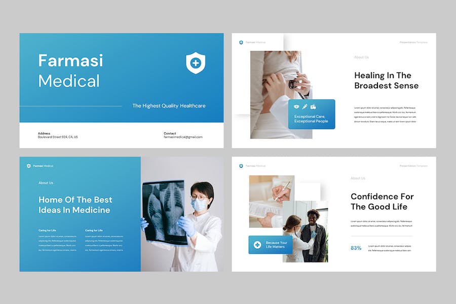 医疗健康服务机构诊疗介绍Keynote模板 - 顶尖PPT