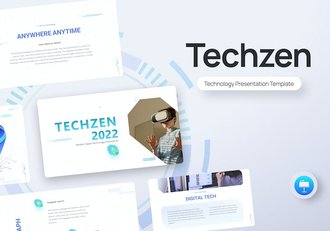 人工智能科技AI大模型keynote模板 - 顶尖PPT