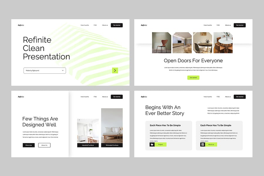 极简设计主题风格方案Keynote模板 - 顶尖PPT