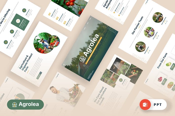 农业有机农场PPT模板 - 顶尖PPT