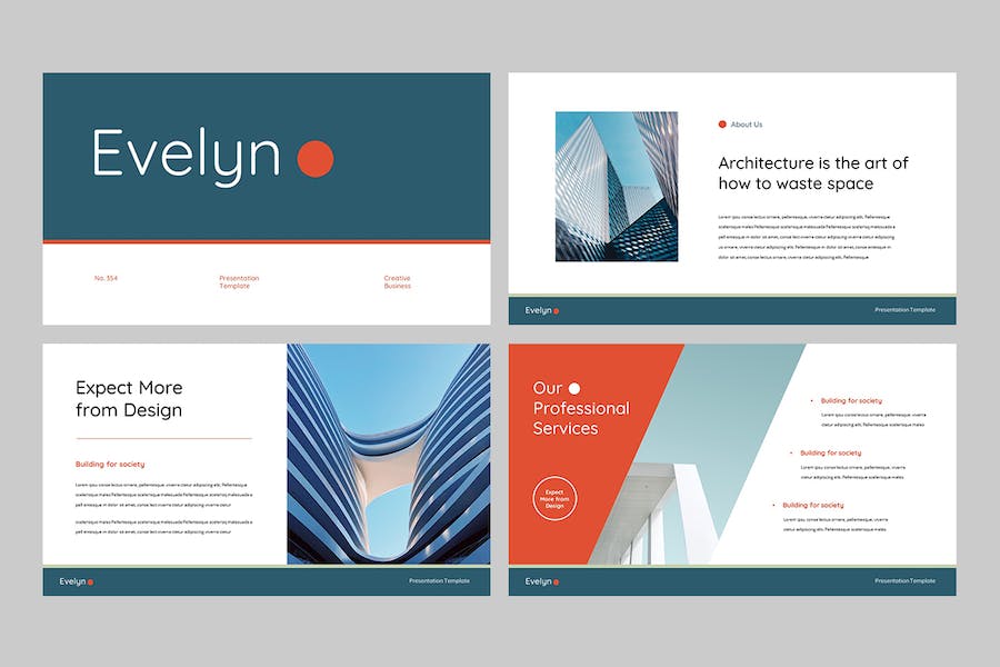 商业建筑工程施工PPT模板 - 顶尖PPT