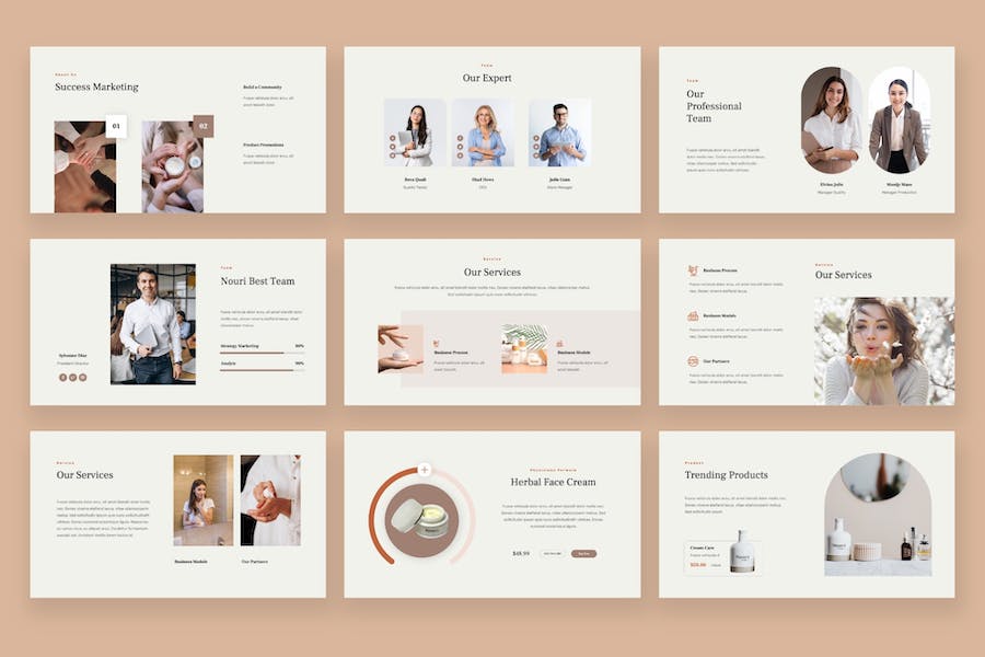 网上商店业务运营推广展示PPT模板 - 顶尖PPT