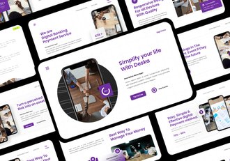 移动应用程序和SAAS演示PPT模板 - 顶尖PPT