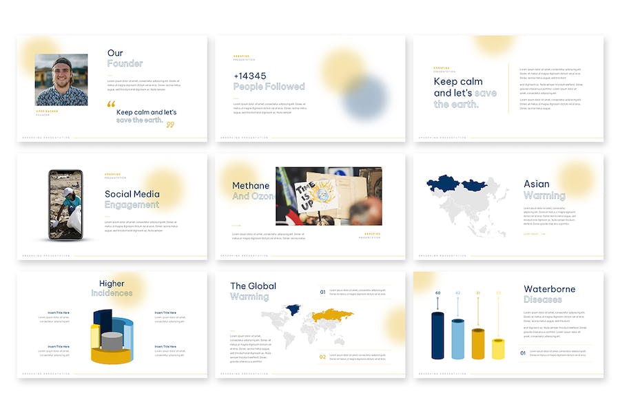 创意抓取主题展示PPT模板 - 顶尖PPT