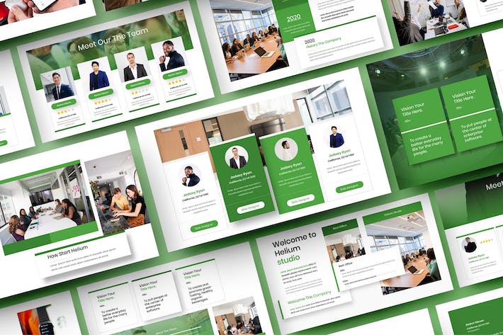 绿色企业合作商业计划项目推广商务通用keynote模板 - 顶尖PPT