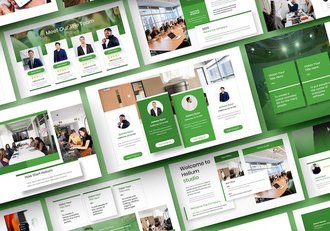 绿色企业合作商业计划项目推广商务通用keynote模板 - 顶尖PPT