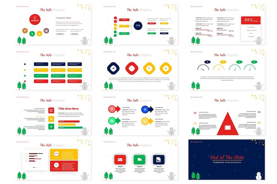 圣诞节主题活动策划方案Keynote模板 - 顶尖PPT