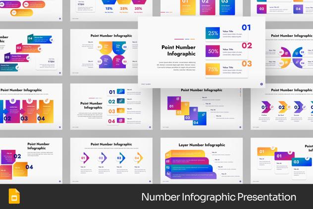 数字信息图形PPT模板 - 顶尖PPT